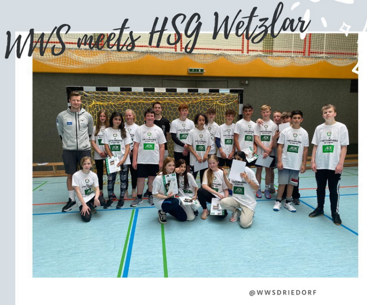 HSG Wetzlar trifft Westerwaldschule Driedorf