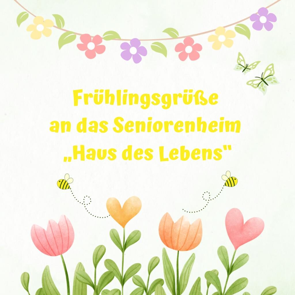 Ostergrüße an das Seniorenheim Westerwaldschule Driedorf